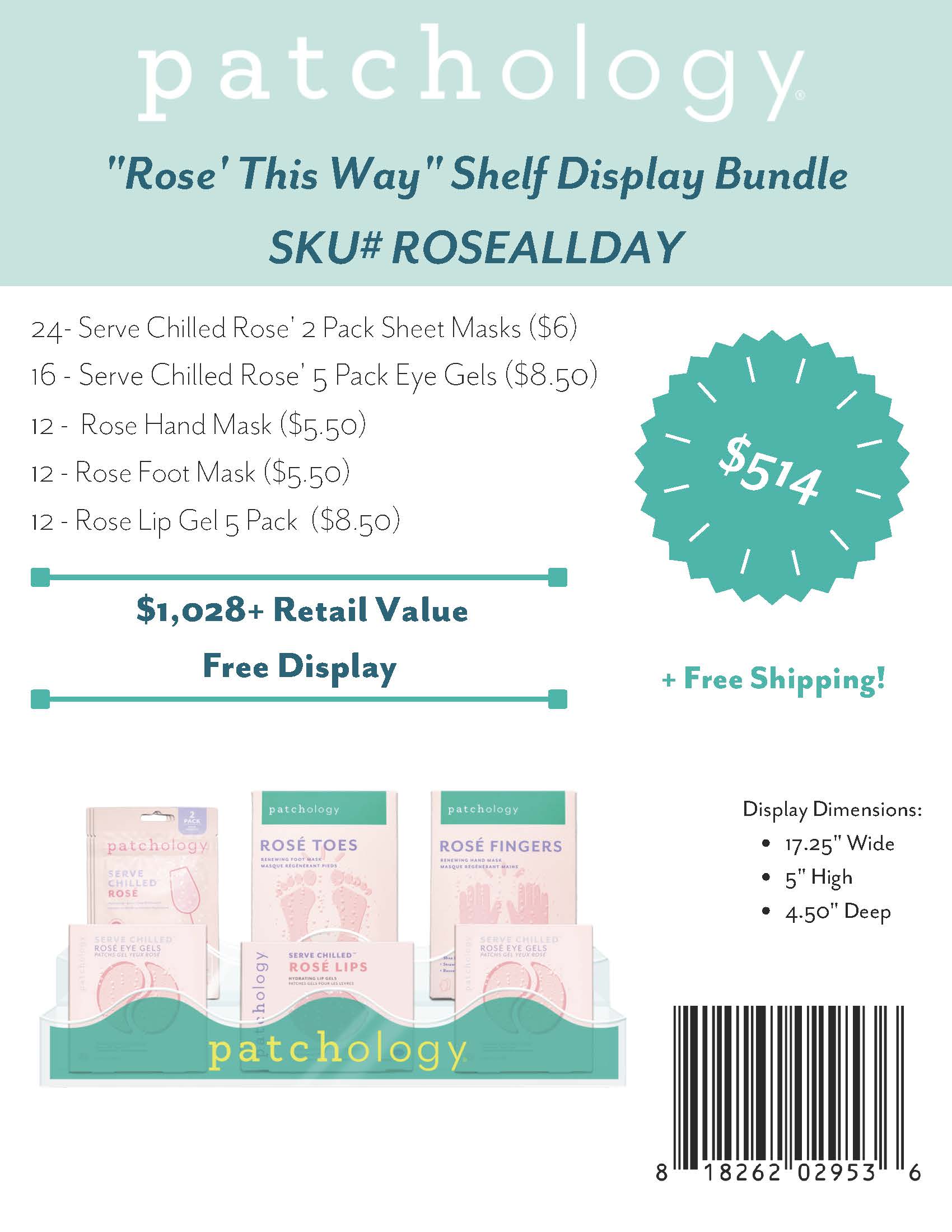 "Rosé This Way" Shelf Display Bundle