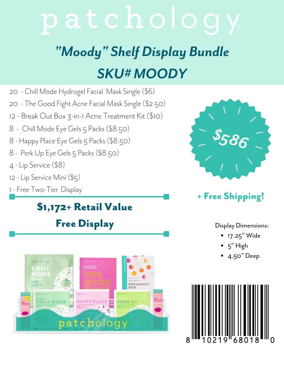 "Moody" Shelf Display Bundle
