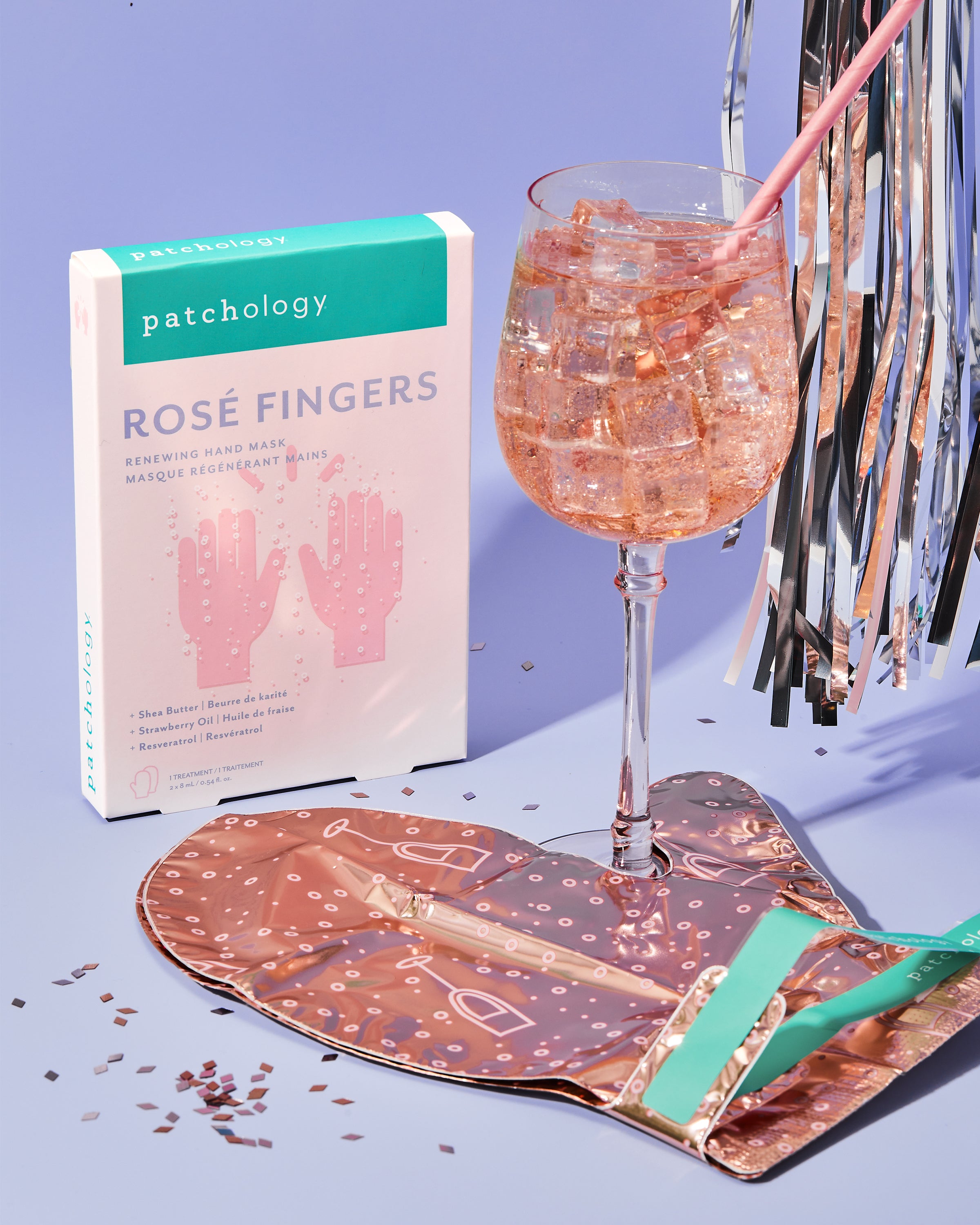 Rosé Fingers Hand Mask